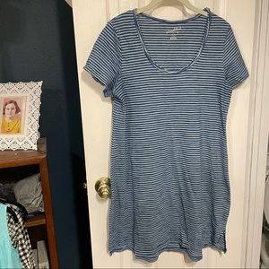 Easy wear cotton striped dress